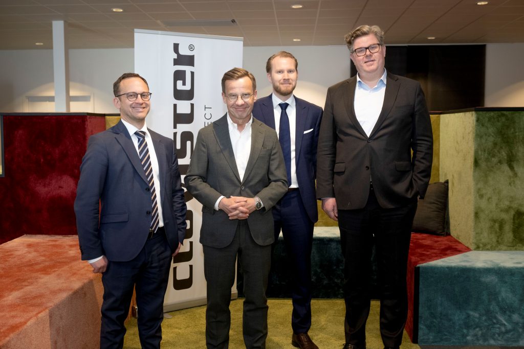Swedish Prime Minister, Ulf Kristersson, visits Clavister HQ