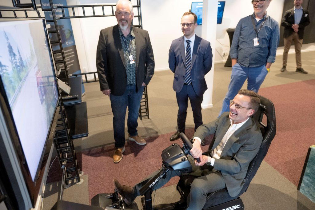 PM testing Clavister's interactive demo of AI-powered Cyber Armour